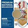 (25x25cm)DIY Pearl Painting Xmas Framed Handmade Pearl Material Art Kit Living Room Decor