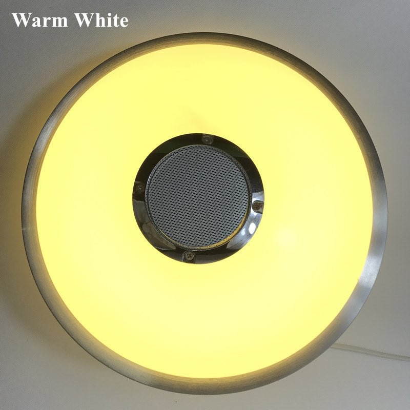 Modern Music LED Ceiling Light With Bluetooth Control Color Changing Lighting Flush Mount Lamp For Bedroom Ceiling Light Fixture