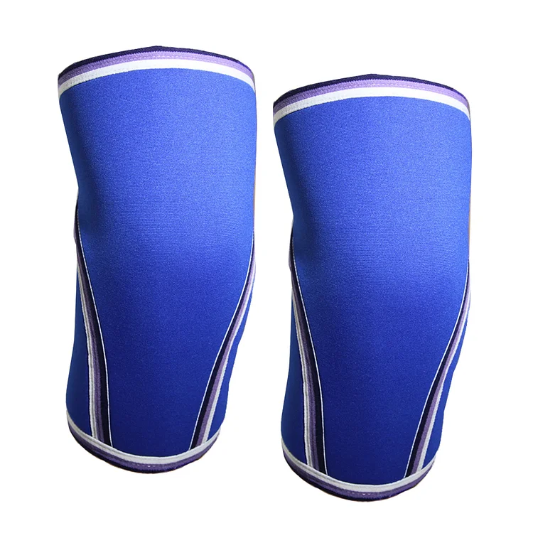  (1 Pair) Knee Sleeves，7mm Compression Knee Braces for Heavy-Lifting,Squats,Gym and Other Sports SCR Fabric Sports Ware S-XXL