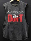 Don't Quit Scoop Bottom Cotton Tank