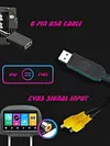 USB To CVBS RCA Video Cable 2 CVBS Output USB To RCA Cable Car Radio Accessories