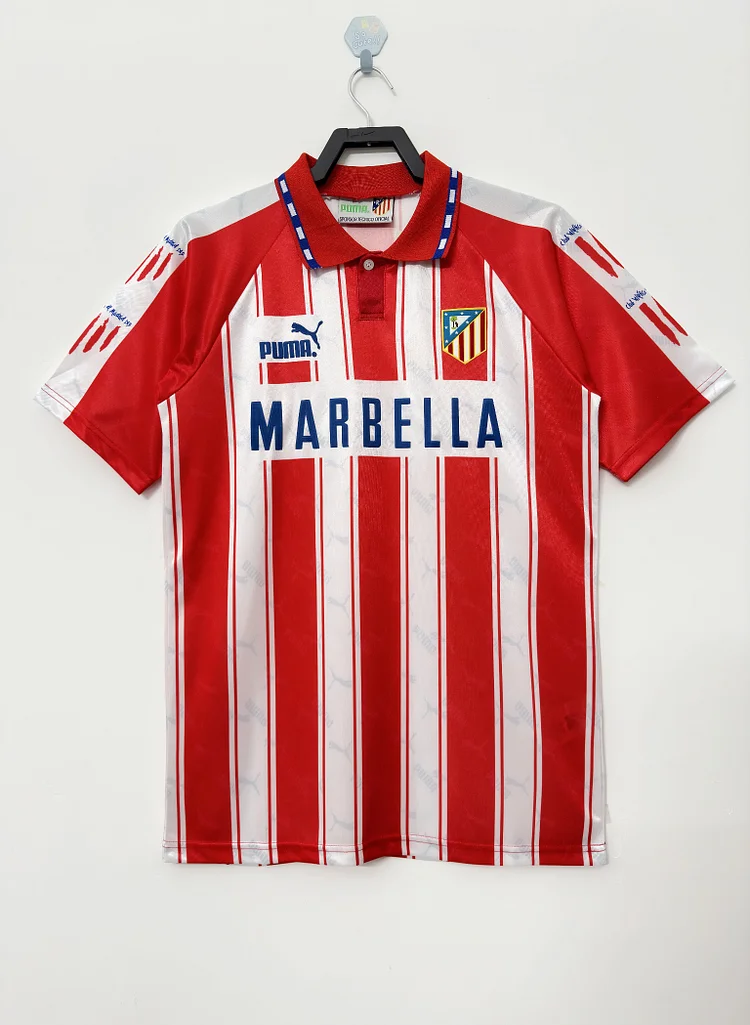 1994-95 Atletico Madrid Home Retro Jersey