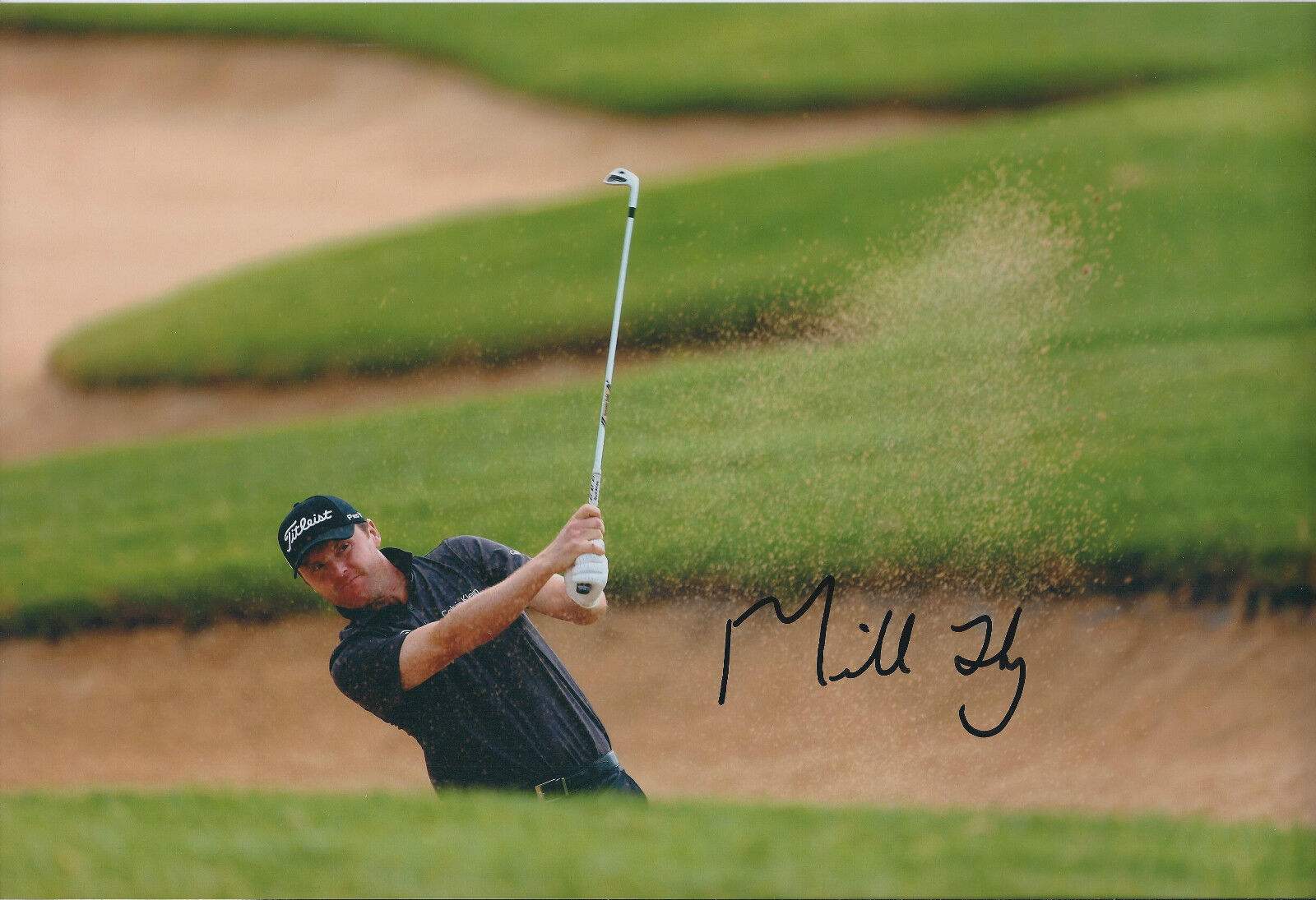 Michael HOEY SIGNED Autograph 12x8 Photo Poster painting AFTAL COA European Tour Golf Winner