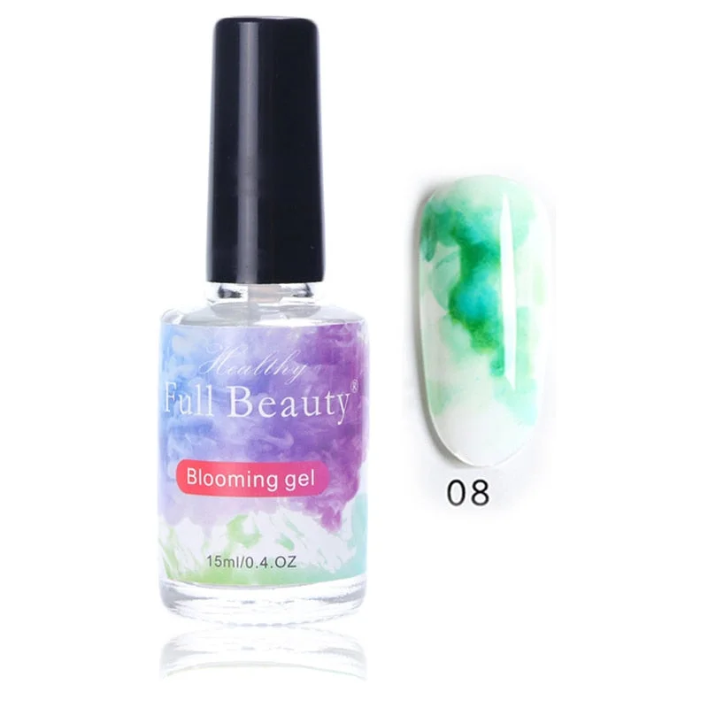 Marble Pattern Gradient Color Nail Polish Ink Smudges Lacquer Nail Art Nail Art Decoration Elegant Beautiful Nail Polish SANA889-Nail Inspo