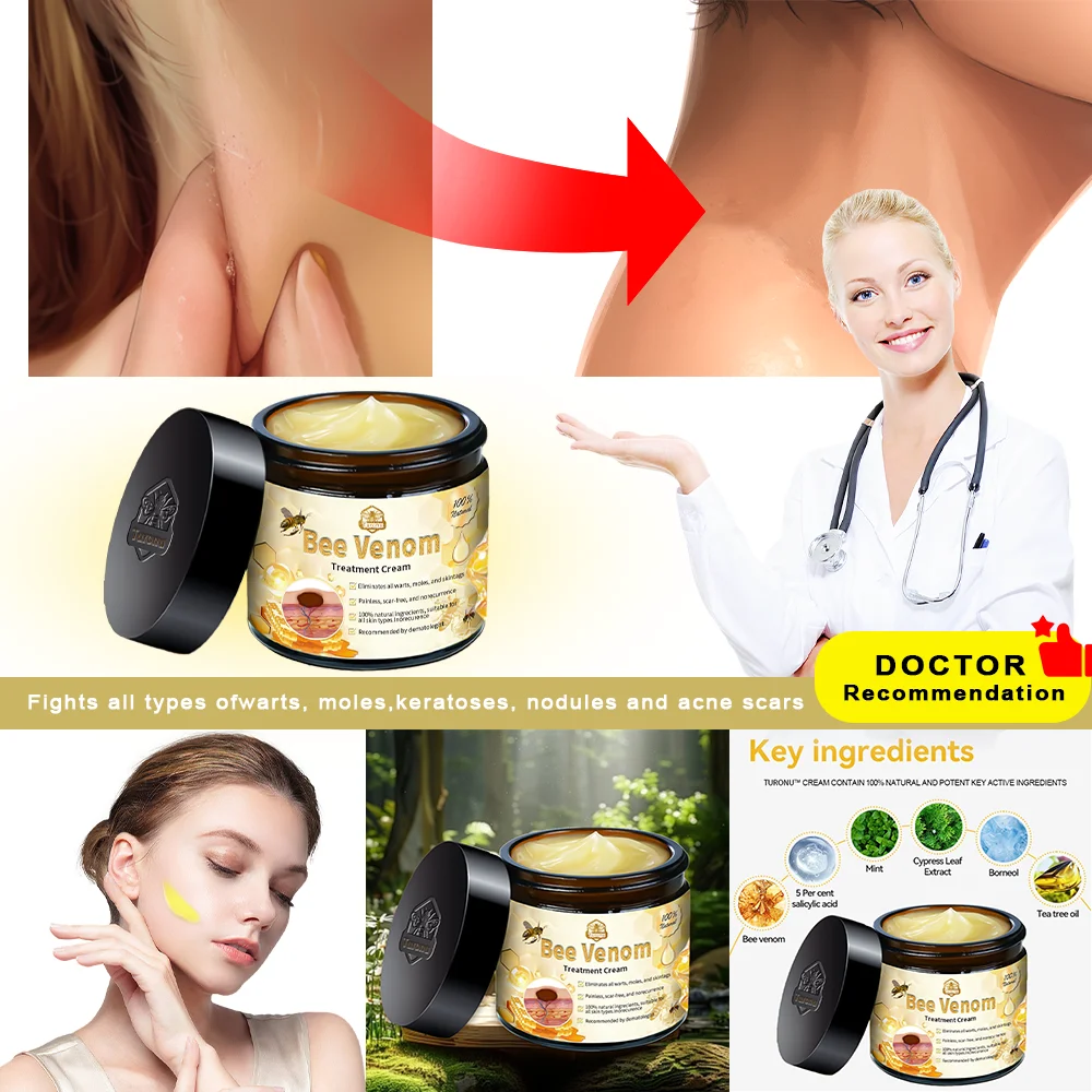🐝𝑇𝑢𝑟𝑜𝑛𝑢 Bee Venom Skin Treatment Cream𝐴𝐴𝐷 𝑅𝑒𝑐𝑜𝑚𝑚𝑒𝑛𝑑𝑒𝑑
