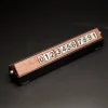 Black walnut solid wood rotating hidden double number car moving number plate