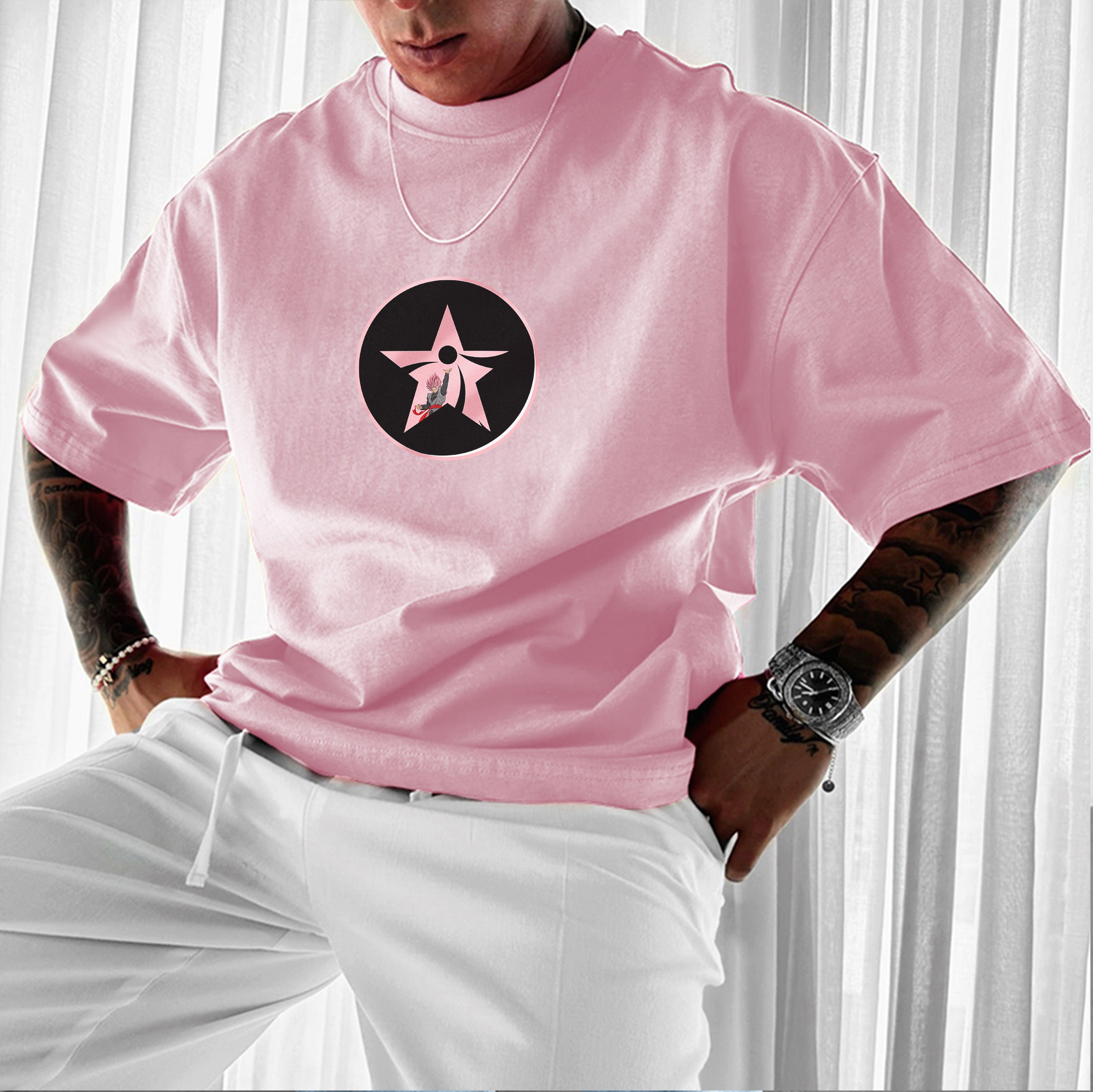 Unisex Oversize DBZ Anime Printed T-shirt