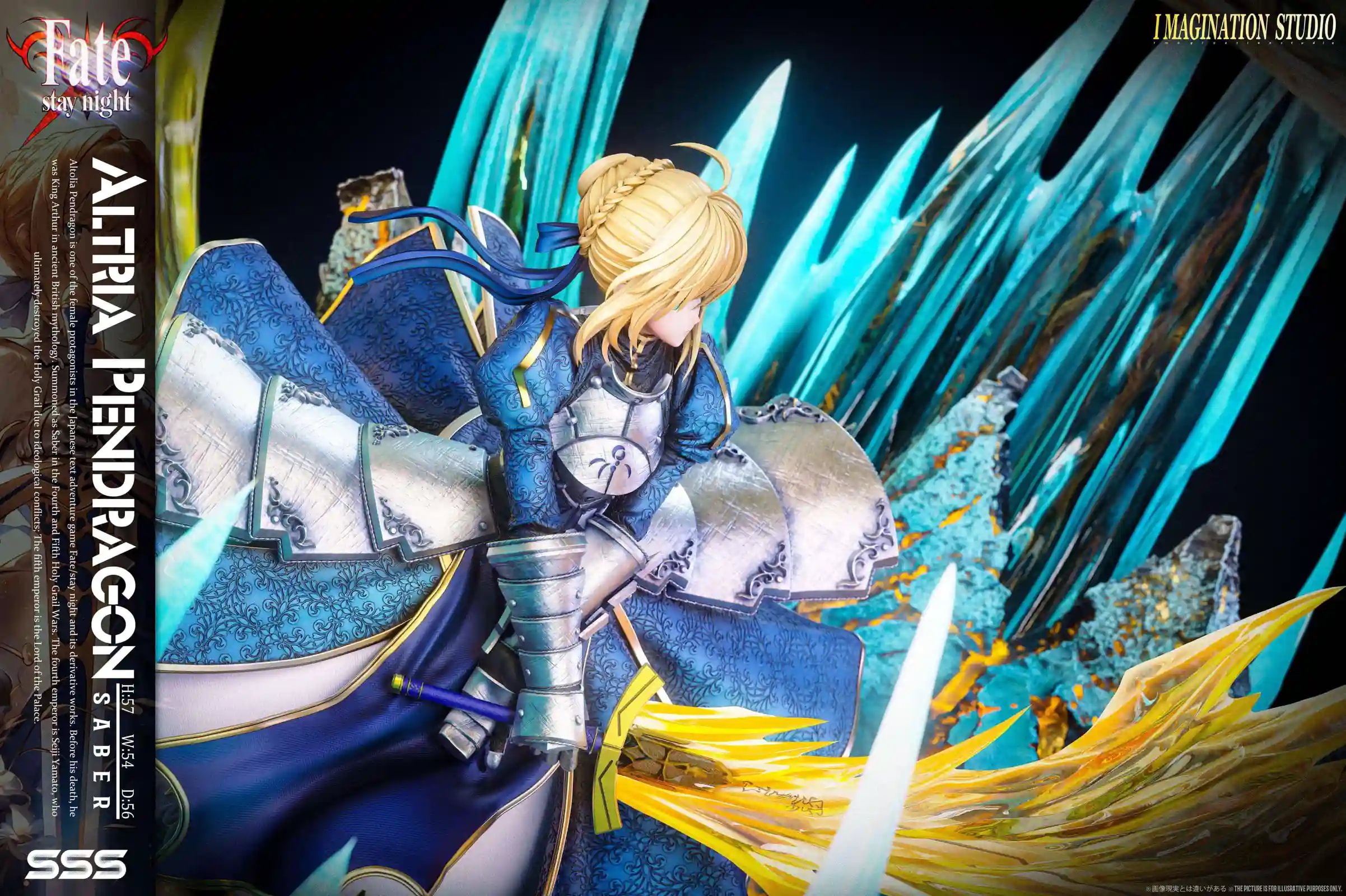 1/6 Scale Saber Artoria Pendragon with LED - Fate/Stay Night Resin