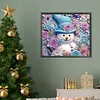 Diamond Painting -DIY Round Drill Snowman(40x35cm)