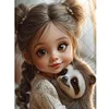Diamond Painting-DIY Full Round Drill Cute Doll
