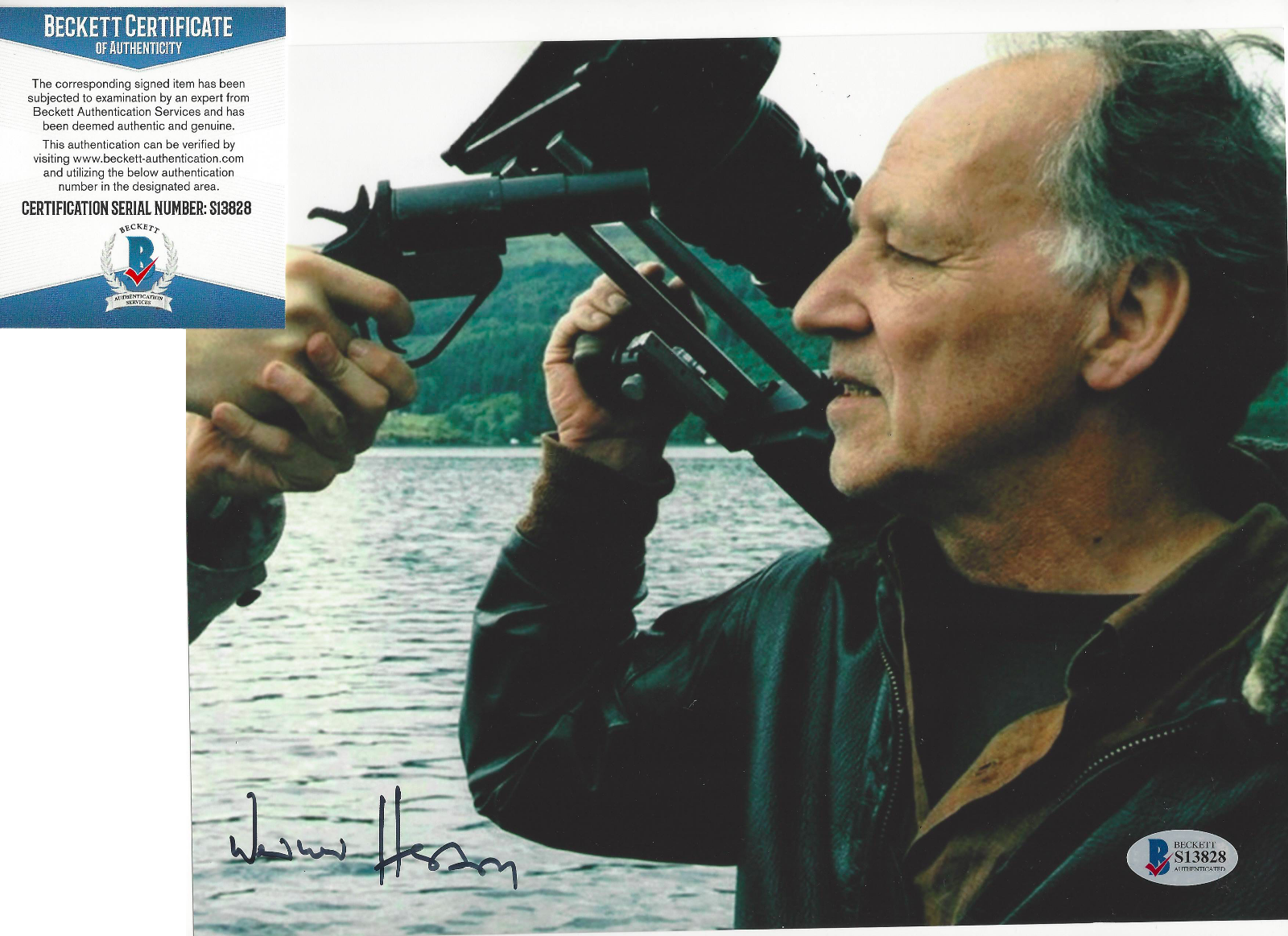 DIRECTOR WERNER HERZOG SIGNED AUTOGRAPH GRIZZLY MAN 8x10 Photo Poster painting BECKETT COA BAS