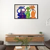 Diamond Painting -DIY Round Drill High Street Cat(50x30cm)