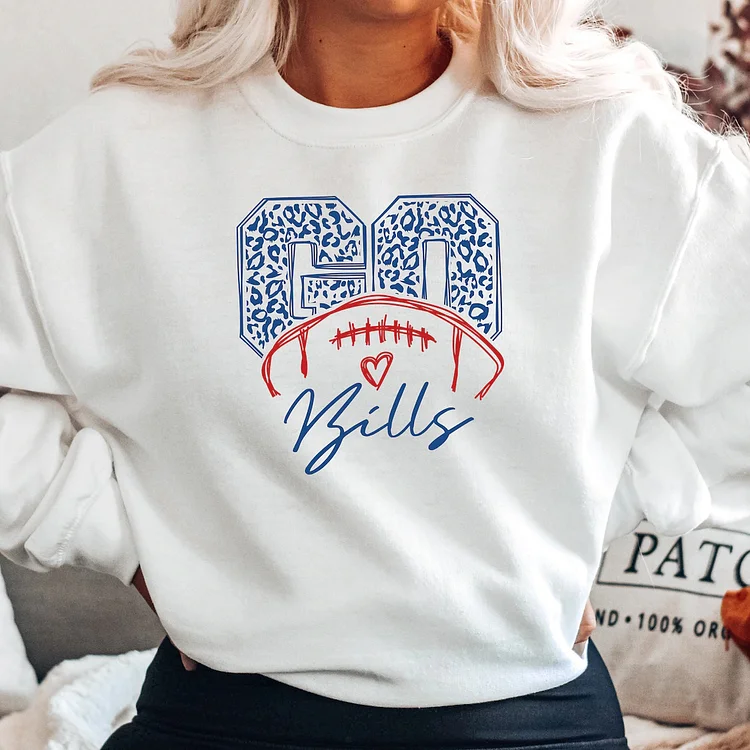 Go Bills Football Crewneck Sweatshirt