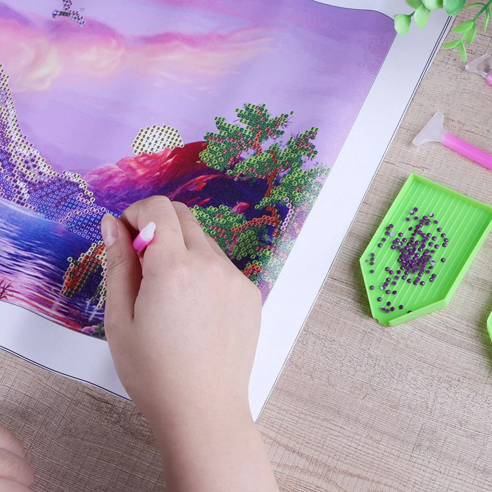 5D DIY Diamond Painting Tools Clay Tray Drill Pens Small Bags Drawing Sets