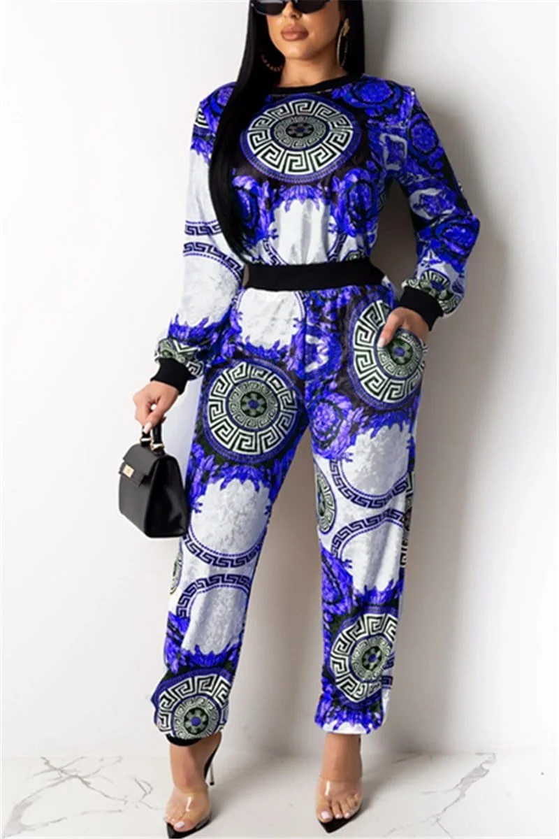 Casual Fashion Printed Two-Piece
