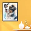 Australian Shepherd Dog-11CT Stamped Cross Stitch 40*50cm/15.75*19.69in