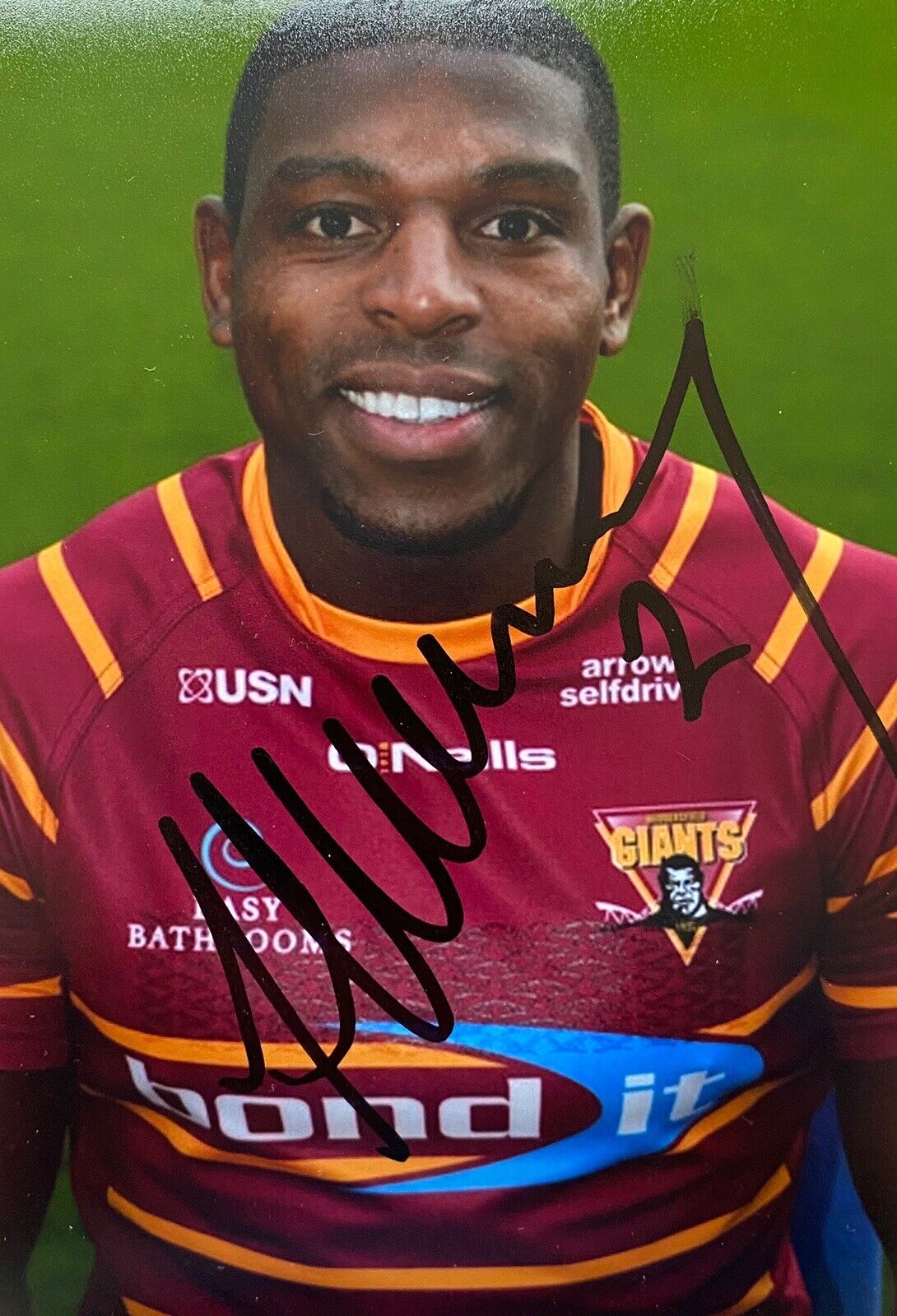 Jermaine McGillvary Genuine Hand Signed 6X4 Photo Poster painting - Huddersfield Giants