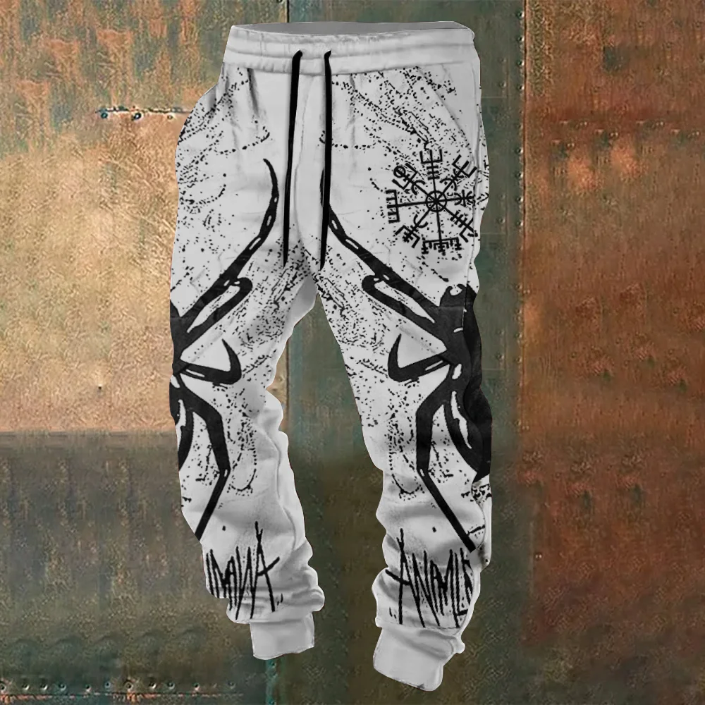 Viking Graphics Spider Print Sports Pants