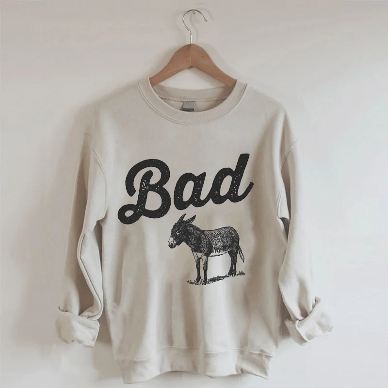 Funny Bad Ass Donkey Sweatshirt