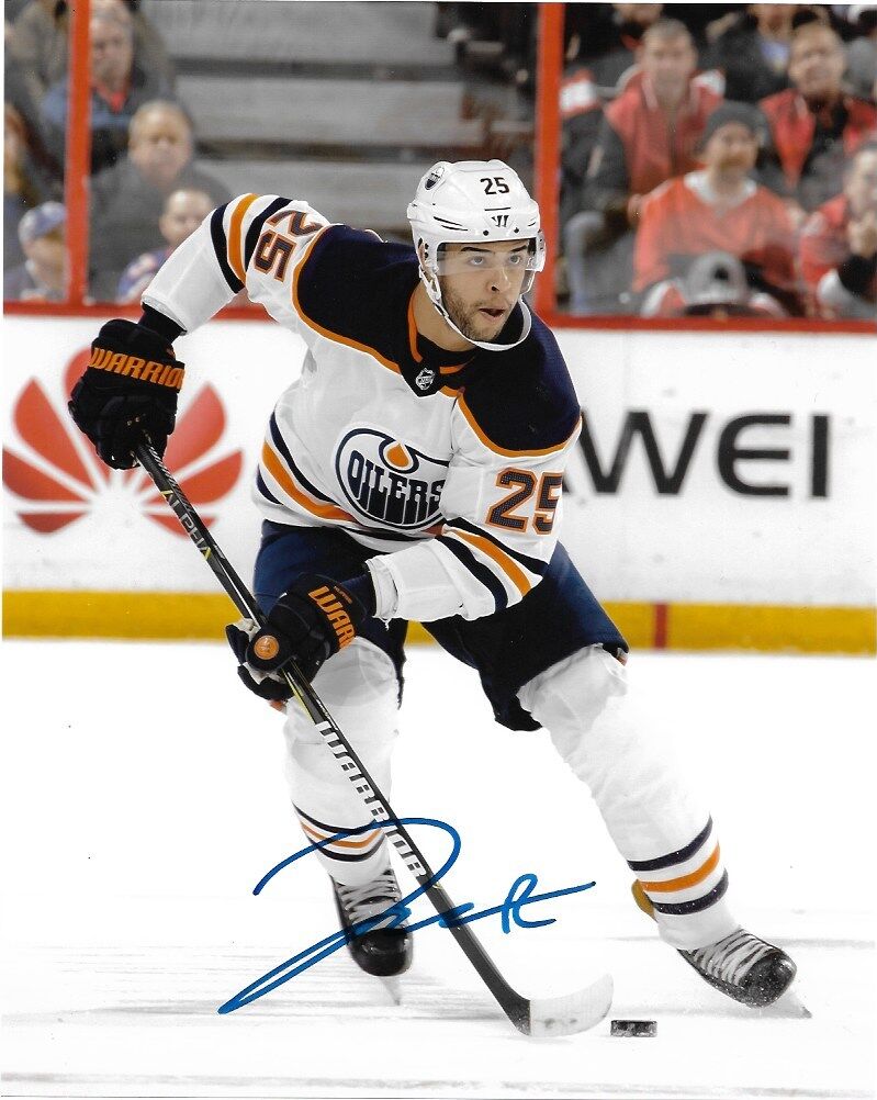 Edmonton Oilers Darnell Nurse Autographed Signed 8x10 NHL Photo Poster painting COA #3