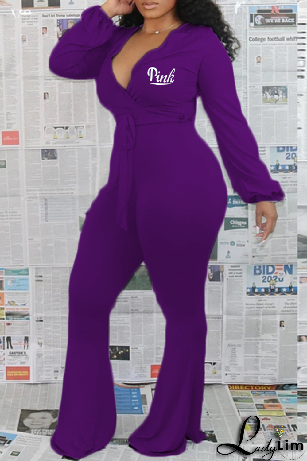 Army Green Casual Print Patchwork V Neck Skinny Jumpsuits