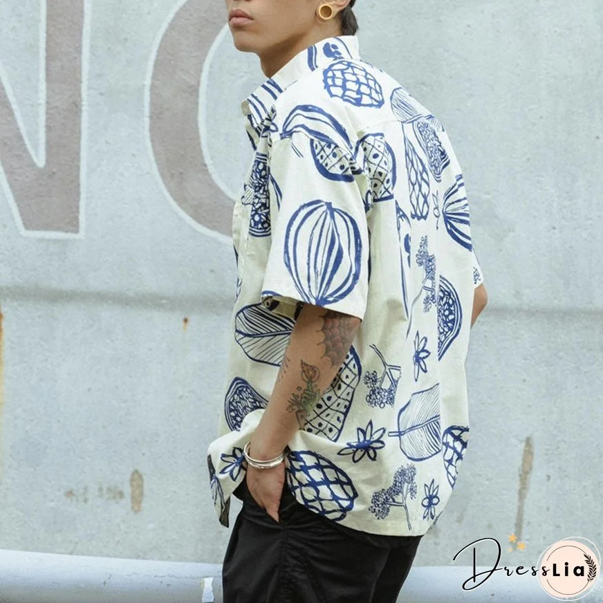 Fruit Graffiti Summer Shirt