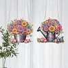 2 PCS Flower Watering Can - 5D DIY Pendant