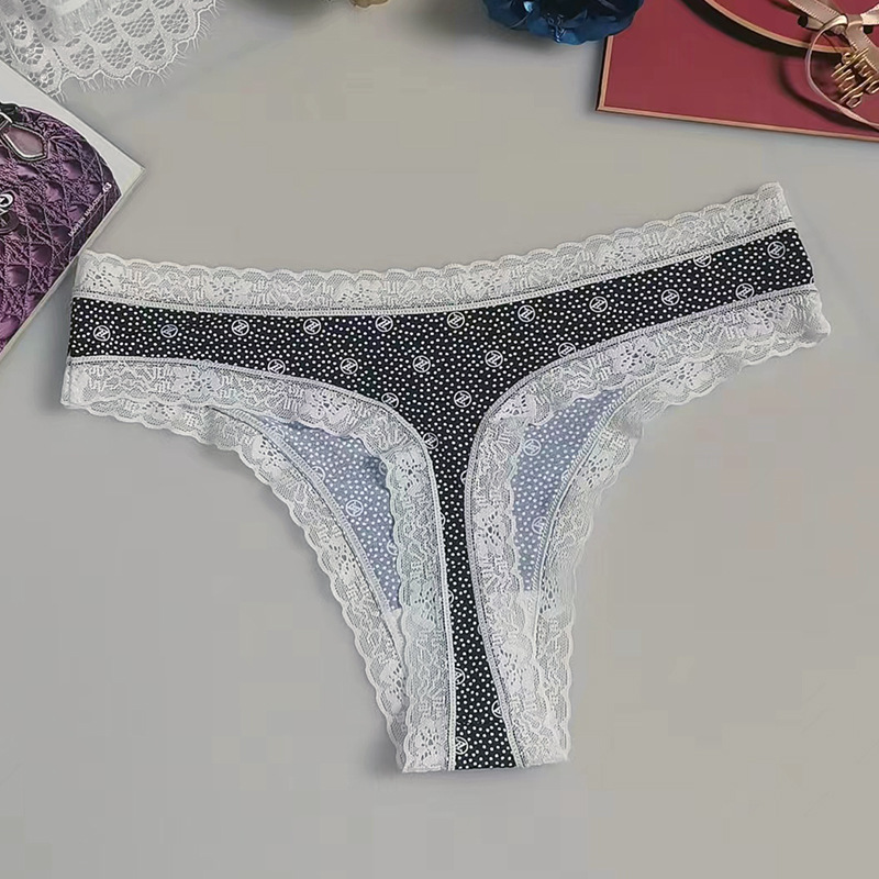 Lovingerie - Sexy Seamless Silk Printed Women's Underwear Thong