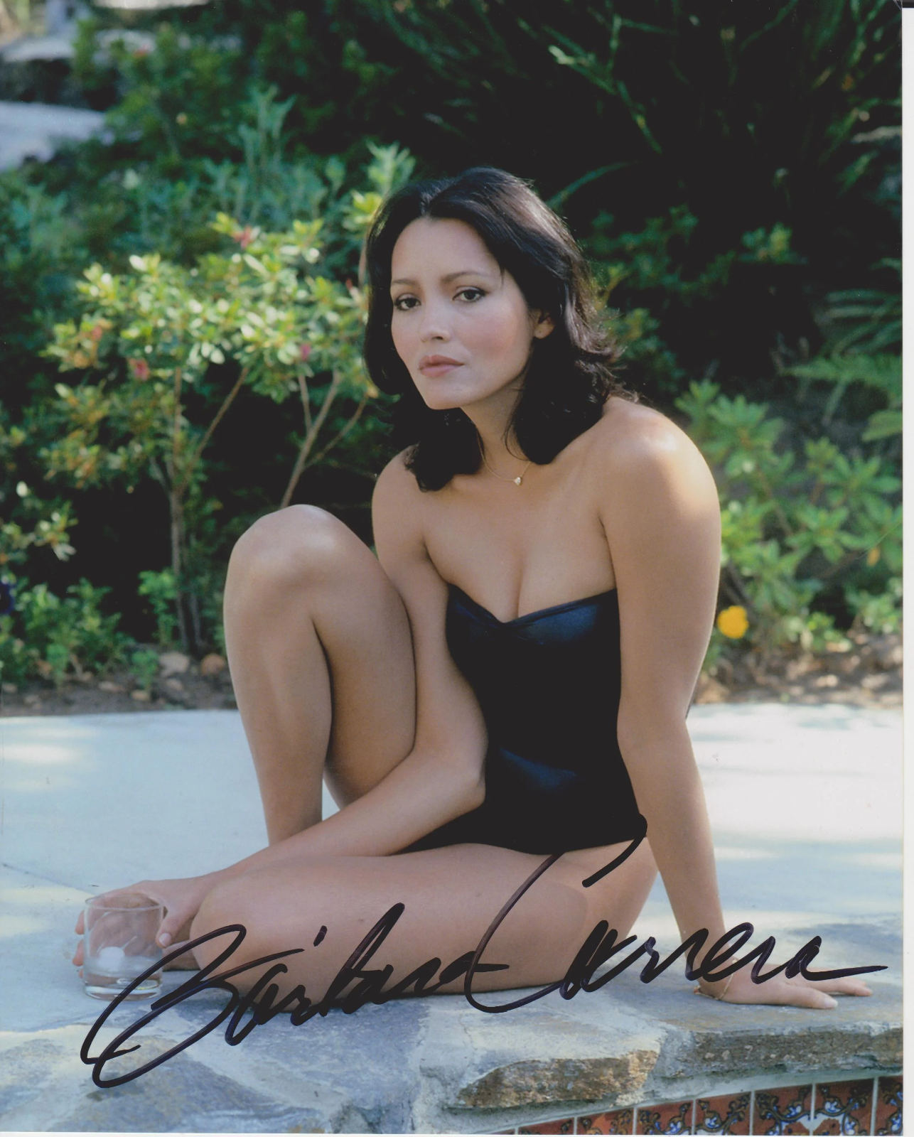 Barbara Carrera Original Autographed 8x10 Photo Poster painting #18 - NEVER SAY NEVER AGAIN