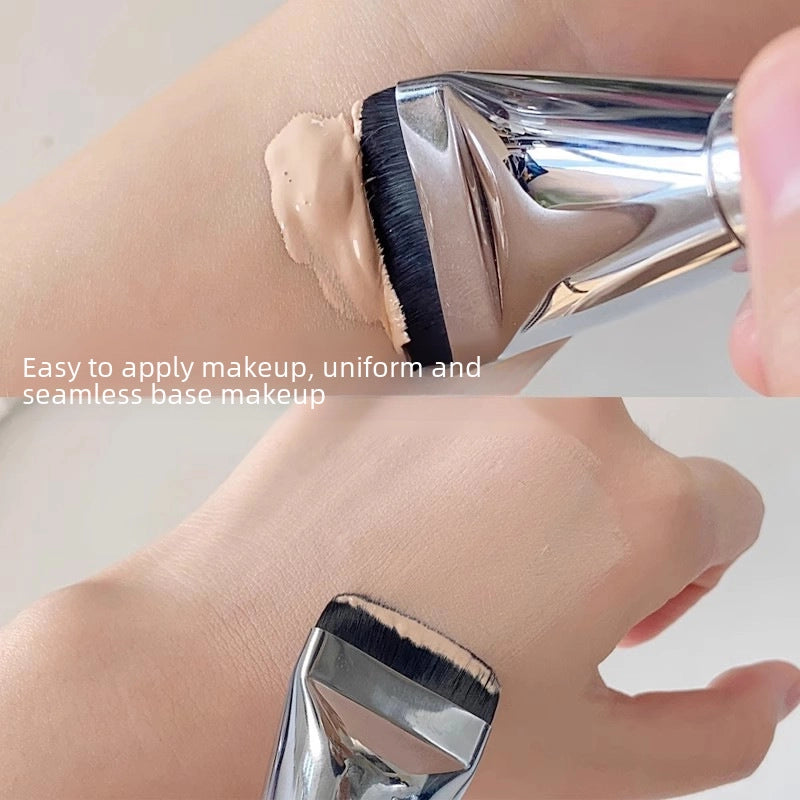 Korean Type Foundation Brush Flat Head Type Brush Base Makeup Refreshing Hand Foundation Liquid Seamless Mic Brush Makeup Brush