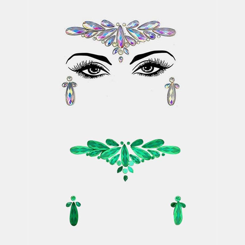 Halloween Theme Make Faces Diamond Bindi