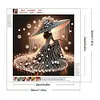 Dame &eacute;l&eacute;gante - peinture diamant de forme sp&eacute;ciale - 30 * 30cm