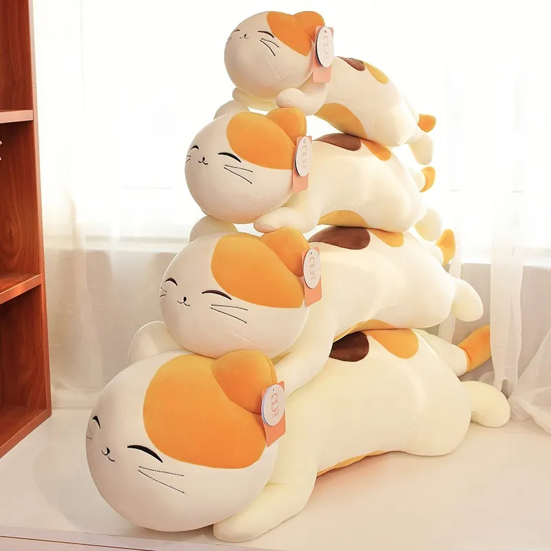 New Hot Sale Kawaii Cat Plush Doll Sleeping Pillow Plush