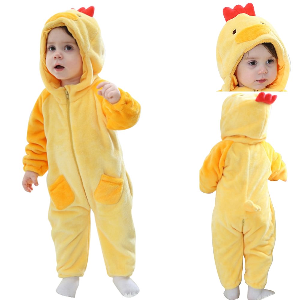 Chick Kigurumi Baby Infant Toddler Animal Onesie Costume-Pajamasbuy