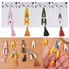 Small Craft Scissors with Tassel Mini Thread Snips Spring Loaded Design for Cross Stitch Embroidery Needlework Accessories