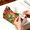 Large Size DIY Hummingbird Sunset Diamond Painting Tissue Box