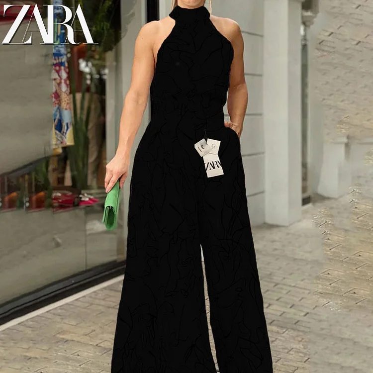Nový šněrovací overal slim fit od ZARA s kulatým výstřihem
