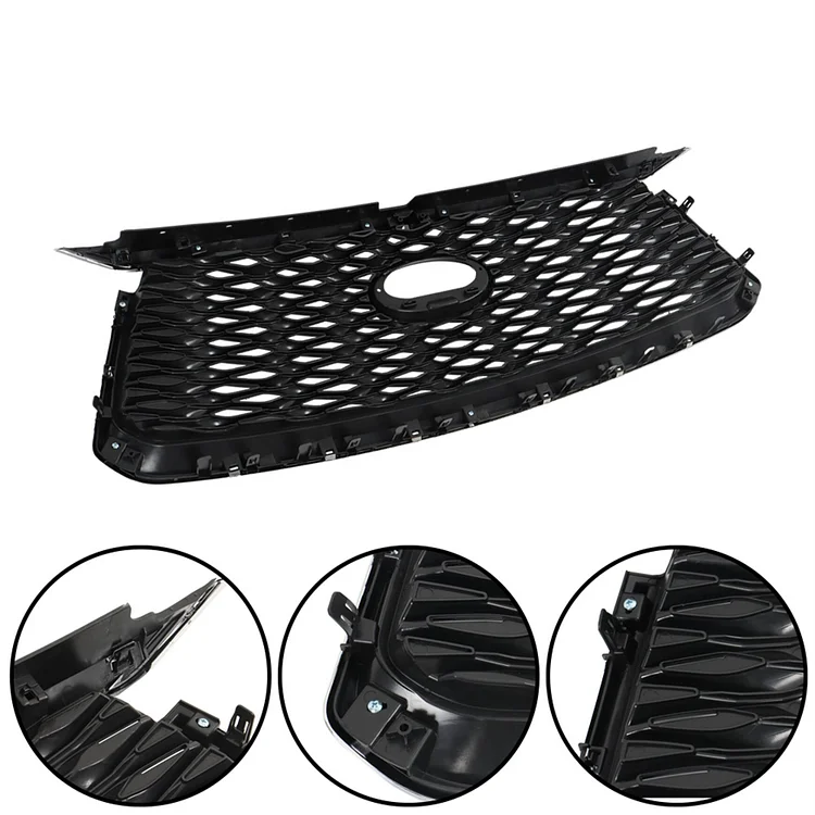 SEBLAFF Front Bumper Hood Grille Chrome Mesh Grill Assembly Replacement for 2022 2023 QX60 623106SA0A