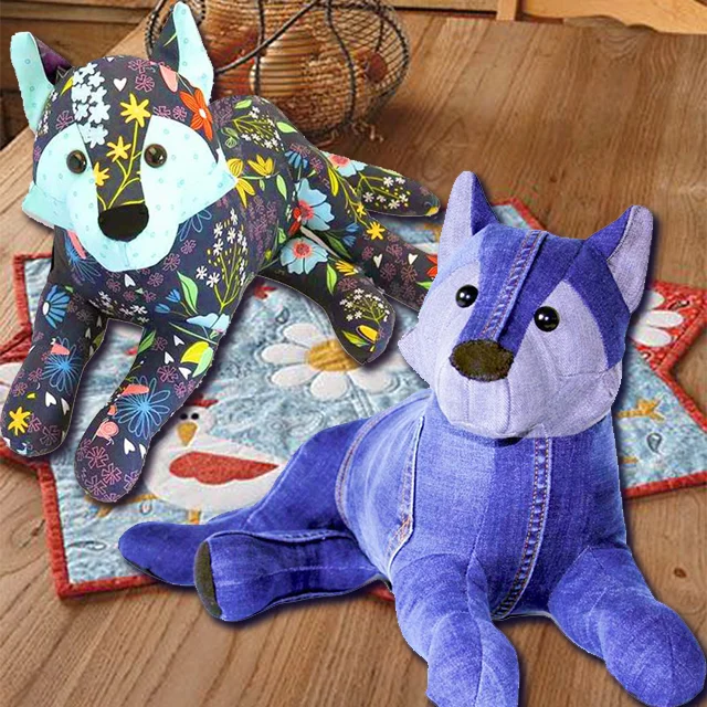 Cute Wolf Quilting Templates