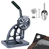 [US Local Warehouse] Semi Automatic Tarpaulin Eyelet Press with 5000Pcs Metal Eyelets 10mm Hand Press Eyelet Grommet Machine for Fabric Leather Banners DIY Projects