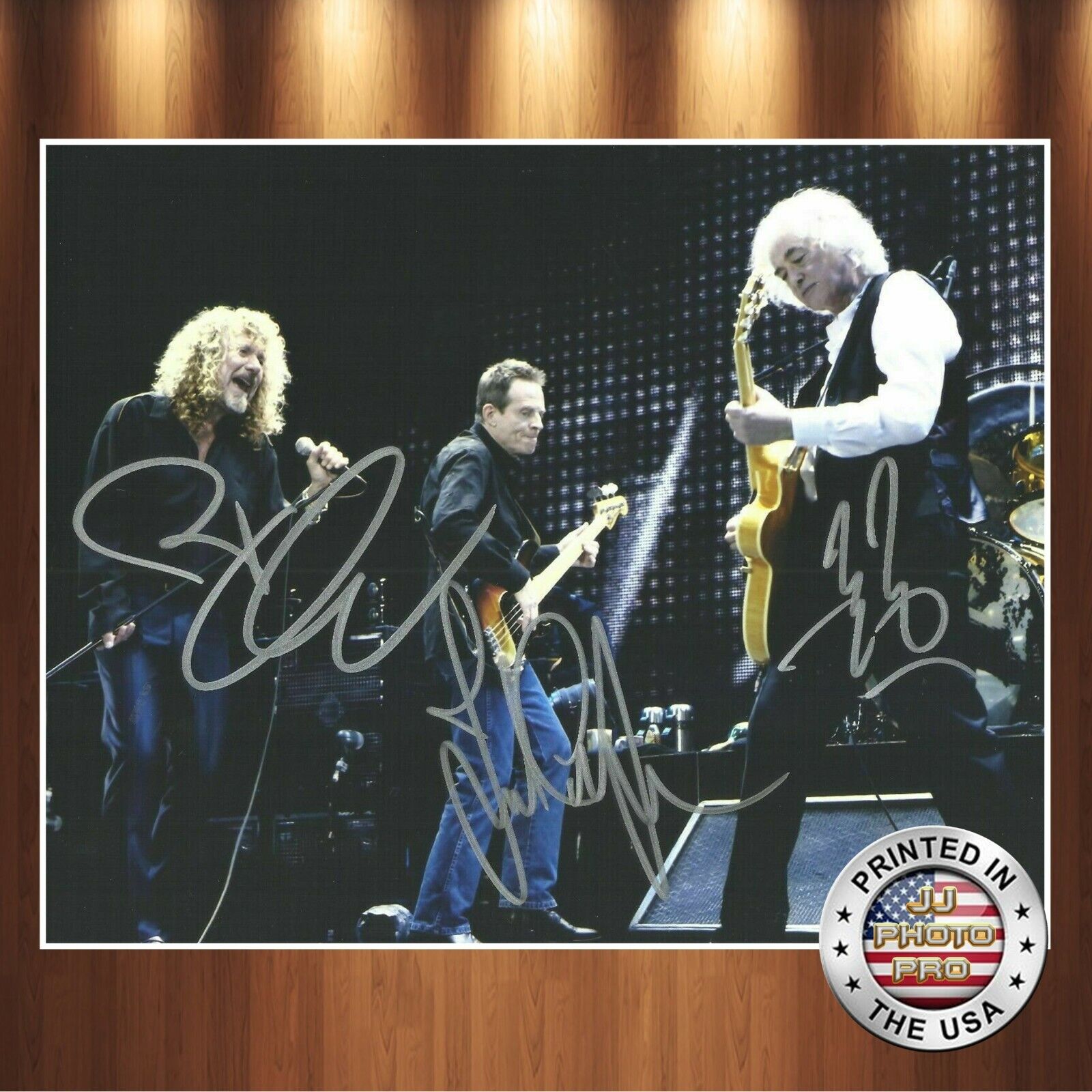Robert Plant Paul Paige Autographed Signed 8x10 Photo Poster painting (Led Zeppelin) REPRINT