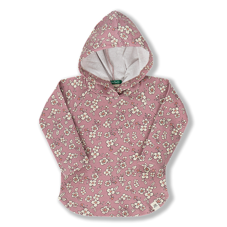 Harvest Floral Long Sleeve Rib Hoodie