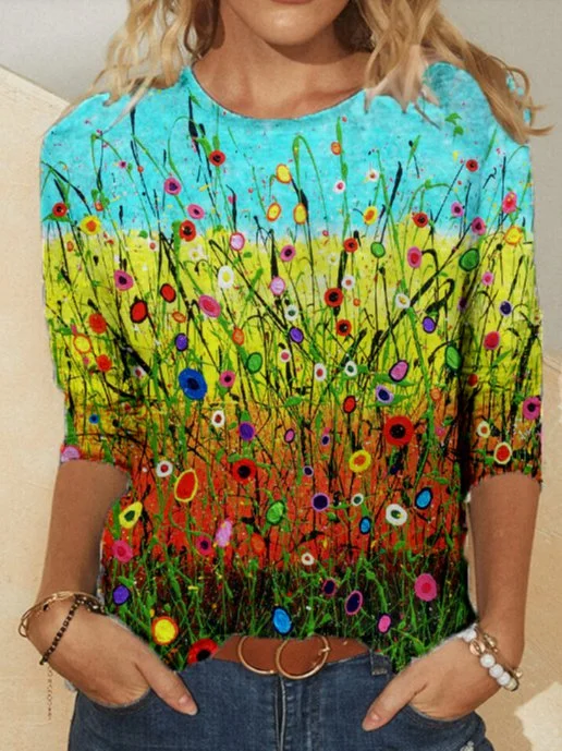 Holiday Crew Neck T-Shirt