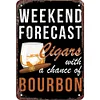 Weekend Forecast - Metal Tin Signs(8*12Inch/12*16Inch) - Bar