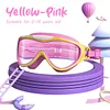 HD children's large frame waterproof and anti-fog swimming goggles