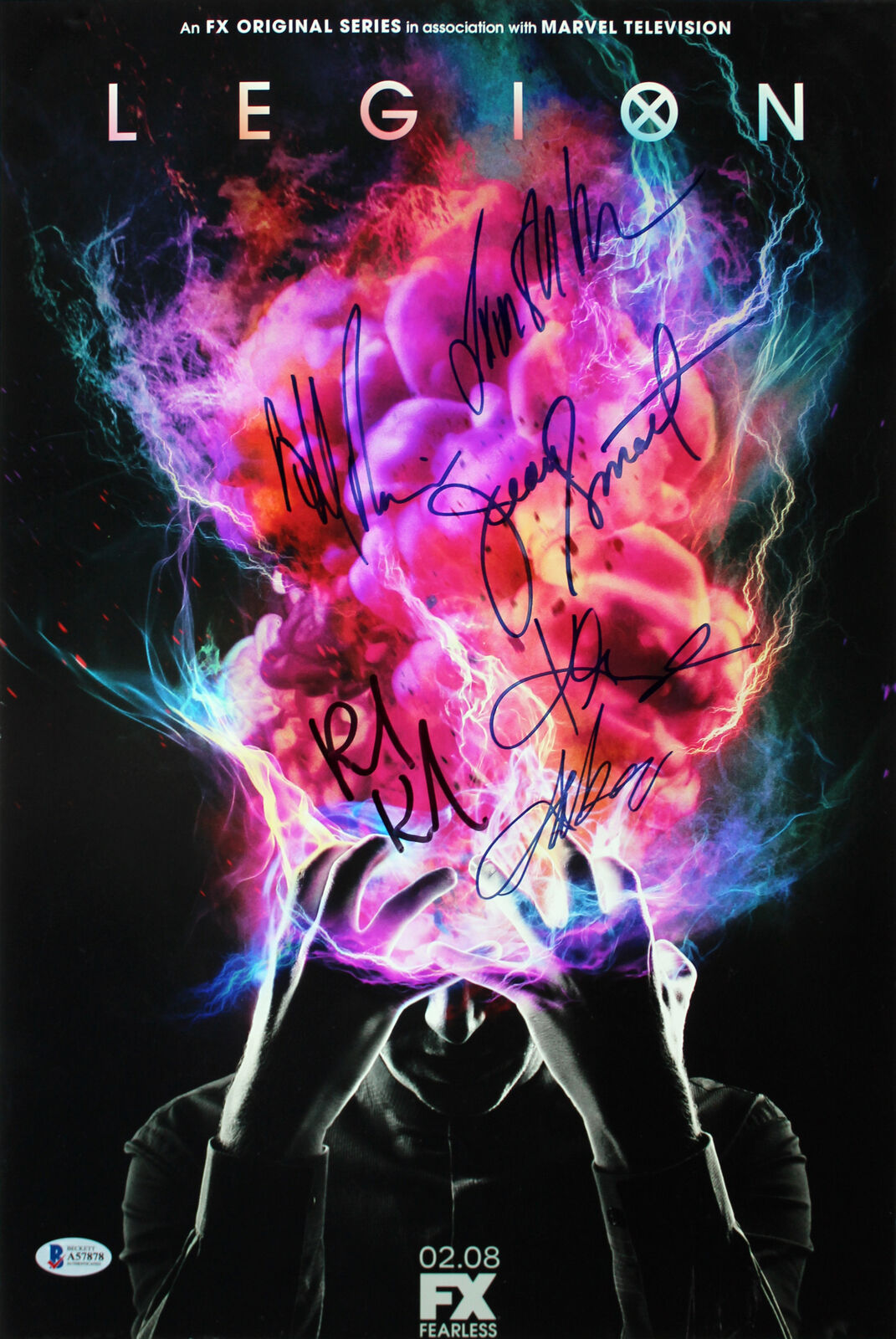 Legion (6) Smart, Keller, Thunder, Irwin +2 Signed 12x18 Photo Poster painting BAS #A57878