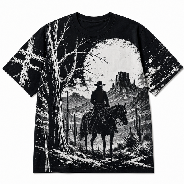 Lone Rider Cotton T-Shirt