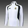 2025/2026 Real Madrid White Long Zipped Jacket Football Shirt 1:1 Thai Quality