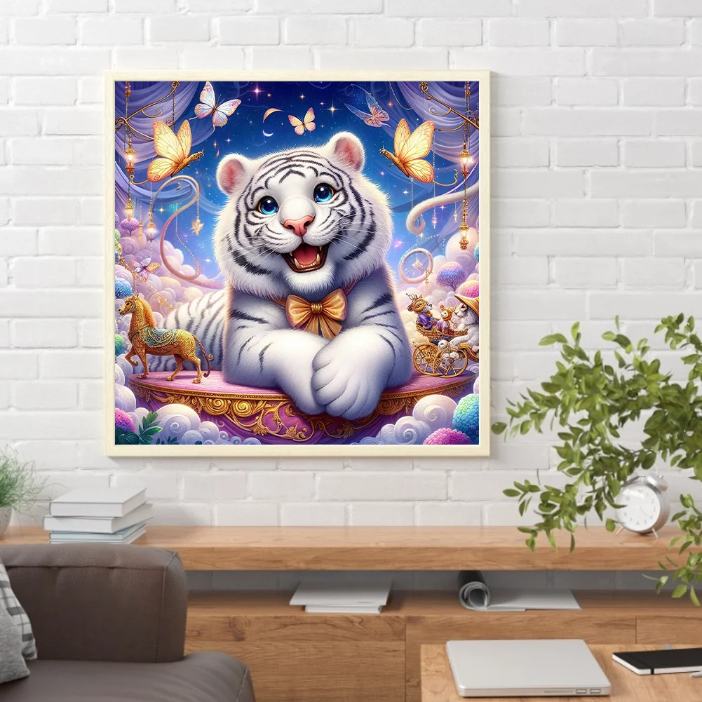 Diamond Painting - Full Square Drill - Gentleman Tiger(Canvas|35*35cm)