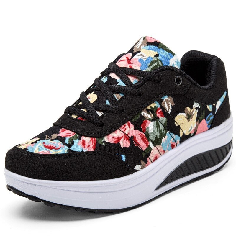 KAMUCC Women Shoes 2018 Fashion Sneakers Women Basket Femme Comfortable Wedges Sneakers chaussure femme Women Vulcanize Shoes